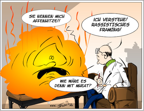 Cartoon: Affenhitze ... und das im Sommer (medium) by Trumix tagged mpox,affenpoken,poken,affenhitze,hitze,sommer,mpocs,affenpoken,poken,affenhitze,hitze,sommer