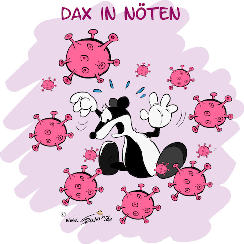 Cartoon: DAX in Noeten (medium) by Trumix tagged corona,hotline,verdacht,panik,hamsterkäufe,vorratskäufe,virus,dax,aktien,börse,corona,hotline,verdacht,panik,hamsterkäufe,vorratskäufe,virus,dax,aktien,börse