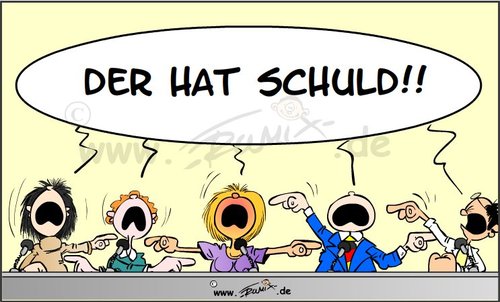 Die Schuld des anderen