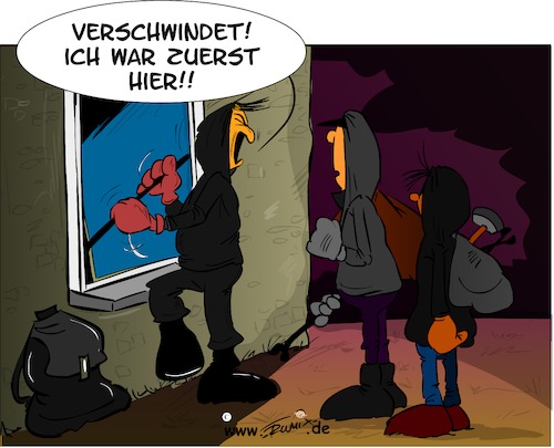 Drängellei am Fensterbrett