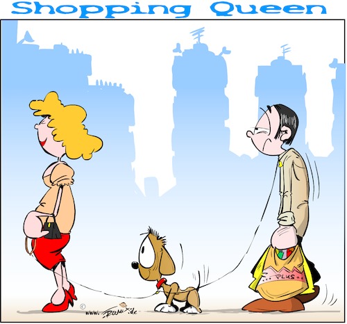 Shopping Queen Von Trumix Medien Kultur Cartoon Toonpool