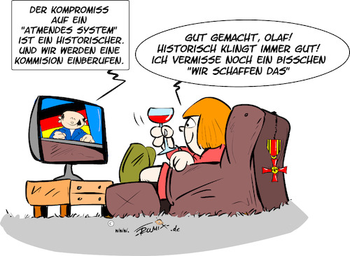 Wir Schaffen Das Von Trumix Politik Cartoon Toonpool 