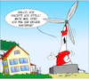 Cartoon: Abstandregel fuer Windkraft (small) by Trumix tagged artenschutz,windkraft,windkraftanlagen,energiewende,habeck,ampel,zeitenwende,abstand,wohngebiete