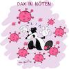 Cartoon: DAX in Noeten (small) by Trumix tagged corona,hotline,verdacht,panik,hamsterkäufe,vorratskäufe,virus,dax,aktien,börse