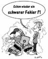 Cartoon: Schwerer Fehler im Programm (small) by Trumix tagged fehler,error,pc,computer,applications,anwendung,xp,windows,trummix,computerfehler