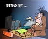 Cartoon: Stand by (small) by Trumix tagged standby,energie,tv,fernsehen,rtl,programme,sofa,sessel,bewegungsmangel