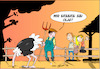 Cartoon: Vogelstraußpolitik (small) by Trumix tagged olaf,ampelregierung,chaos,machtwort,zeitenwende,vogelstrauss
