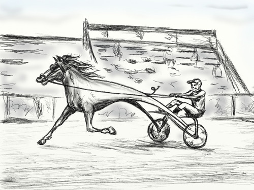 Cartoon: Derby (medium) by gartoon tagged derby