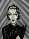 Cartoon: Marlene Dietrich (small) by gartoon tagged marlene,dietrich