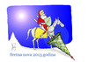 Cartoon: Happy new Year (small) by Hule tagged christmas cartoon colection