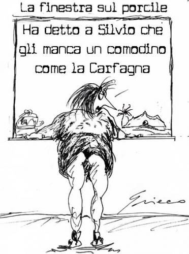 Cartoon: Mobilia (medium) by Grieco tagged grieco,gheddafi,mobili,carfagna