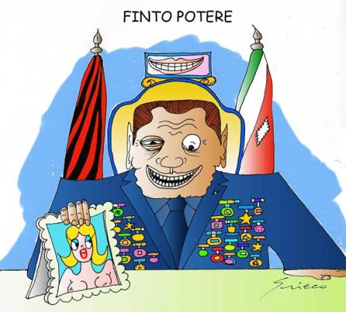 Cartoon: POL SPOT (medium) by Grieco tagged grieco,pdl,berlusconi,potere