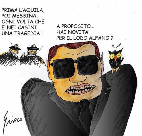 Cartoon: PORTASFIGA (medium) by Grieco tagged grieco,berlusconi,sfiga