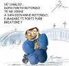 Cartoon: Berlusconi cambia vita... (small) by Grieco tagged grieco,berlusconi,padre,pio,briatore