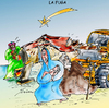 Cartoon: LA FUGA  Rosarno 2010 (small) by Grieco tagged grieco,rosarno,fuga