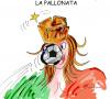 Cartoon: LA PALLONATA (small) by Grieco tagged grieco,calcio,terremoto