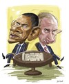 Cartoon: PUTIN OBAMA (small) by nader_rahmani tagged putin,obama