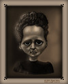 Cartoon: Marie Curie (small) by RyanNore tagged marie,curie,caricature,drawing,ryan,nore