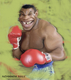 Cartoon: Mike (small) by nommada tagged mike tyson