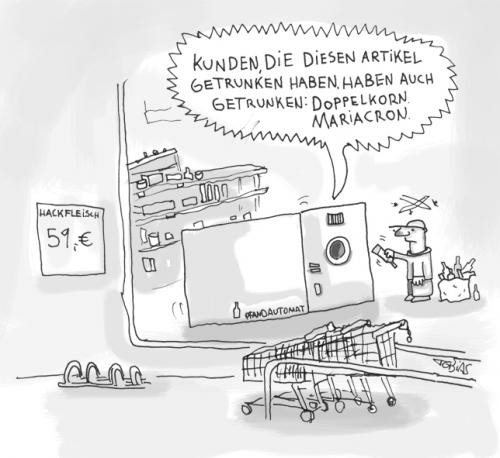 Cartoon: Pfand (medium) by Tobias Schülert tagged pfand,flasche,geld