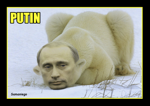 Cartoon: Vladimir Putin (medium) by samaniego tagged vladimirputin,urss,politicos,putin,famosos