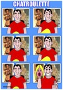 Cartoon: Chatroulette (small) by samaniego tagged chatroulette internet nuevas tecnologias chat webcam