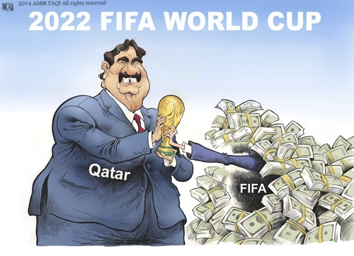 Fifa World Cup von Amir Taqi | Politik Cartoon | TOONPOOL