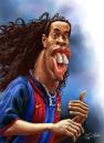 Cartoon: Ronaldinho (small) by Amir Taqi tagged ronaldinho