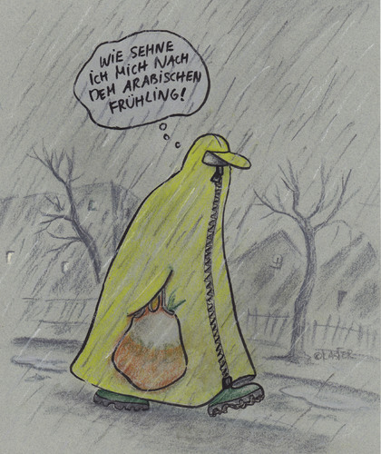 Cartoon: arabischer frühling (medium) by Petra Kaster tagged migration,frauen,religion,burka,emanzipation,migration,frauen,religion,burka,emanzipation