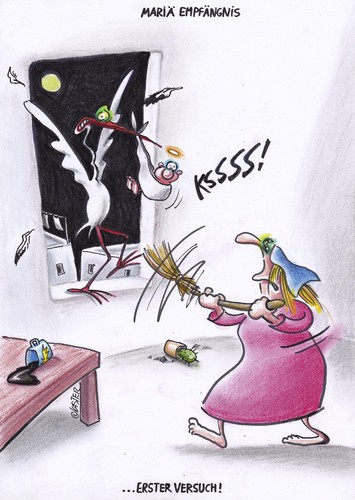 Cartoon: maria empfängnis (medium) by Petra Kaster tagged weihnachten,christmas,maria,heiliger,geist,frauen,geburtenkontrolle,störche,weihnachten,christmas,maria,heiliger,geist,frauen,geburtenkontrolle,sex,störche