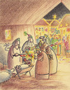 Cartoon: weihnachtsmarkt (small) by Petra Kaster tagged weihnachten,religion,christentum,konsum,weihnachtsmärkte