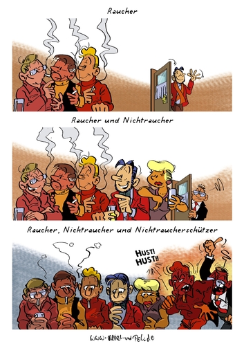 Cartoon: Nichtraucherschützer (medium) by Marcel und Pel tagged raucher,rauchen,nichtraucher,rauchverbot,tabakverbot,nichtraucherschutz,nichtraucherschützer,hysterie,umerziehung,bevormundung,gastronomie,gaststätte,lokal,kneipe,toleranz,geselligkeit,geselligkeit,toleranz,kneipe,lokal,gaststätte,gastronomie,nichtraucherschutz,tabakverbot,rauchverbot,nichtraucher,rauchen,raucher