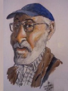 Cartoon: Hugh Gordon (medium) by jjjerk tagged hugh,gordon,artist,cap,glasses,beard,irish,ireland,cartoon,caricature,portrait