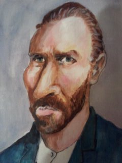Cartoon: Vincent van Gogh (medium) by jjjerk tagged arles,france,painter,profile,beard,people,famous