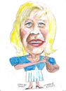 Cartoon: Edda von Sinnin (small) by jjjerk tagged edda von sinnion caricature cartoon germany blue white blonde
