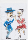 Cartoon: Spanish dance Tthree (small) by jjjerk tagged spain,cartoon,caricature,dancers,dance,red,blue,hat