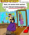 Cartoon: Blaich-Gesicht 18 (small) by Scheibe tagged privatversichert friseur krankenkasse gesundheitsreform