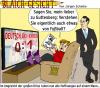 Cartoon: Ein Fall für zu Guttenberg (small) by Scheibe tagged zu guttenberg angela merkel nationalelf