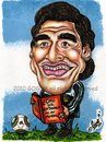 Cartoon: Diego Maradona (small) by gogna caricaturas tagged maradona