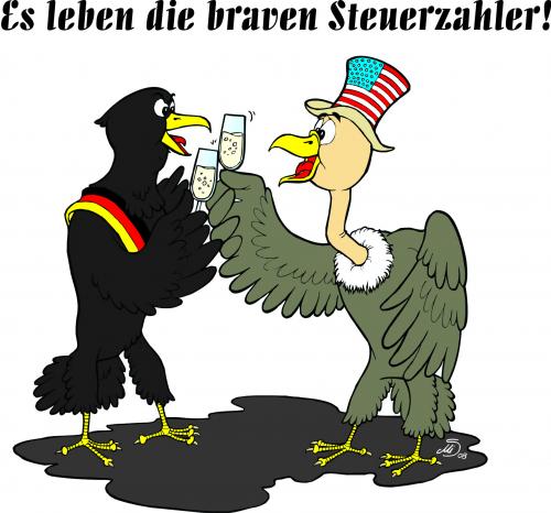 Cartoon: Krisenbewältigung (medium) by MiS09 tagged steuerzahler,krise,finanzkrise,geld