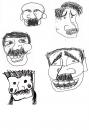 Cartoon: Mustaches (small) by illa strator tagged mustache,beard,heads,high