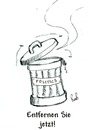 Cartoon: ? (small) by wardfraser tagged garbolotics