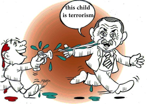 Cartoon: erdogan (medium) by Hossein Kazem tagged erdogan
