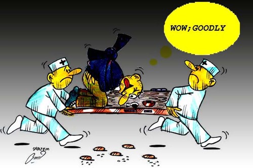 Cartoon: what (medium) by Hossein Kazem tagged what