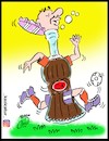 Cartoon: Advertising in football (small) by Hossein Kazem tagged advertising,in,football