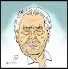 Cartoon: alain delon (small) by Hossein Kazem tagged alain,delon