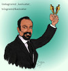 Cartoon: asghar farhadi (small) by Hossein Kazem tagged asghar,farhadi