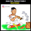 Cartoon: asian cup (small) by Hossein Kazem tagged asian,cup