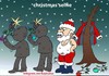 Cartoon: christmas selfie (small) by Hossein Kazem tagged christmas,selfie