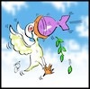Cartoon: dove of peace (small) by Hossein Kazem tagged dove,of,peace
